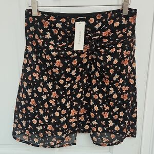 NWT Francesca's Floral Skirt